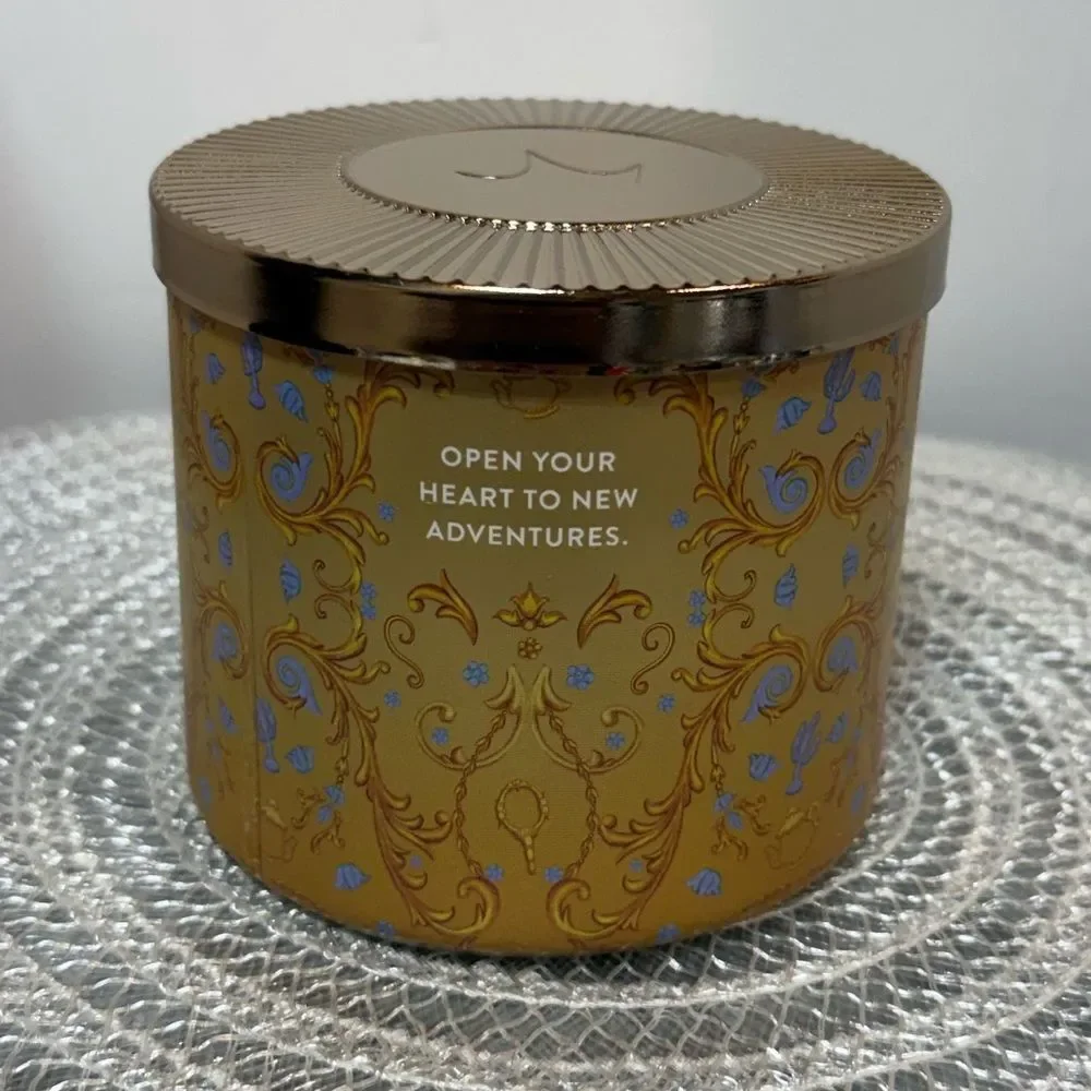 BBW Disney Belle 3 Wick Scented Candle NWT
